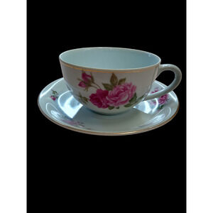 Occupied Japan Handpainted Sone China cup and saucer set